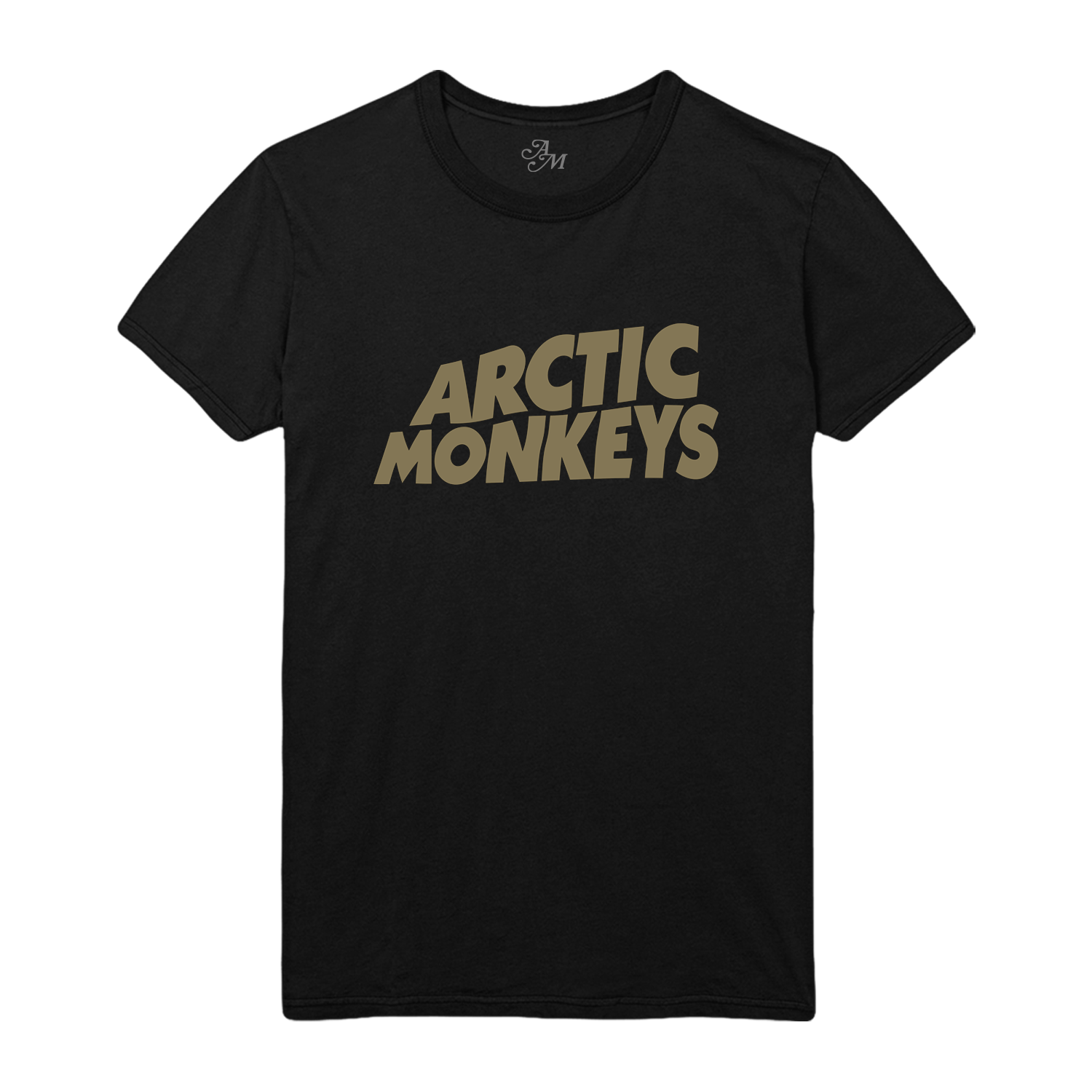Gold Logo Black T-Shirt – Arctic Monkeys